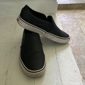 Vans Black Classic Slide On